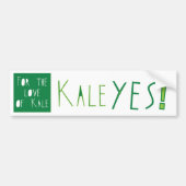 Kale Yes Bumpersticker (Voorkant)