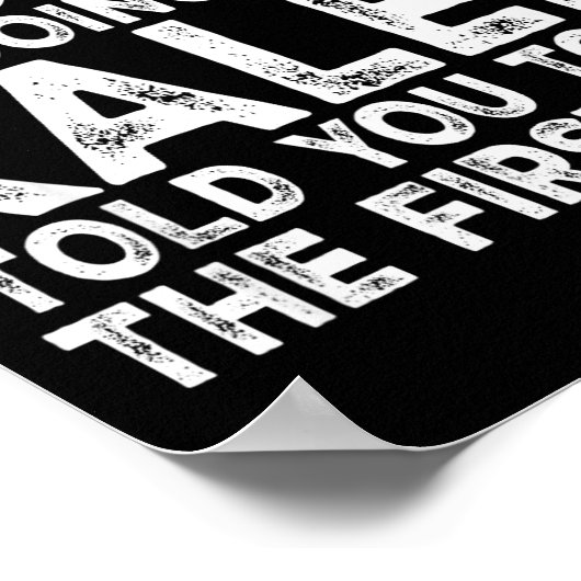 Kaleb - If At First You Don't Succeed Try Doing Wh Poster (Hoek)