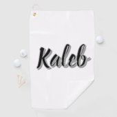 Kaleb Mannen naam, Golfhanddoek (Insitu)