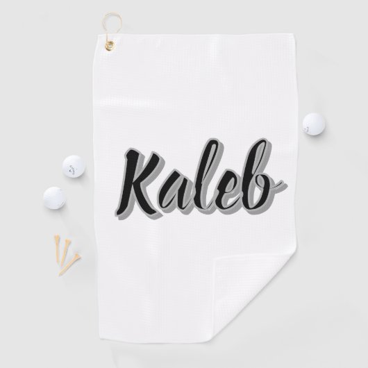 Kaleb Mannen naam, Golfhanddoek (Insitu)