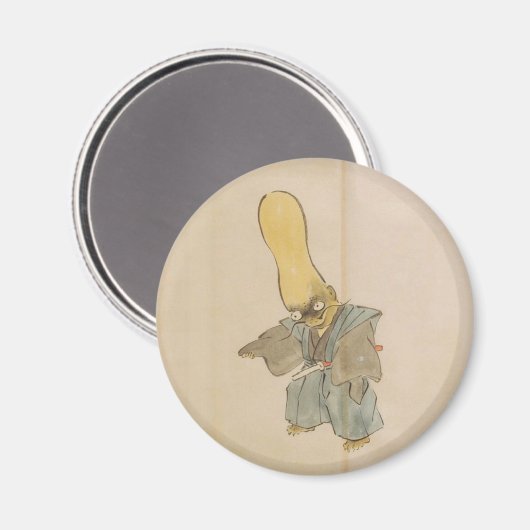 kalebas-kop Yokai Swordsman Magneet (Voorkant / Achterkant)