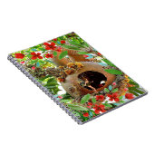 Kalebas met rode bloemen en fee notitieboek (Rechterzijde)