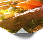 Kalebassen en pompoenen Boerderij staan verontrust Poster (Hoek)