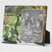 Kalebassen en pompoenen Herfst Voeg je eigen foto  Fotoplaat (Zijkant)