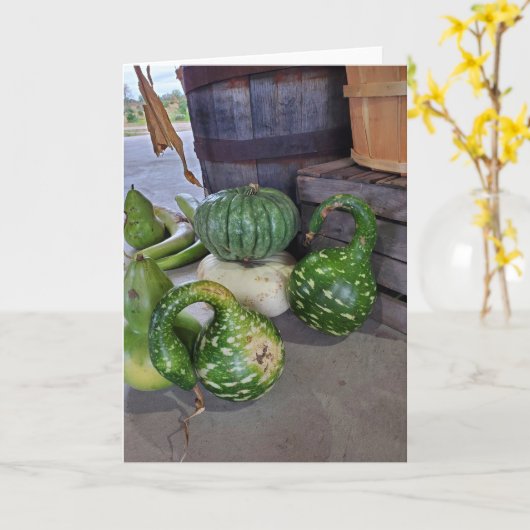 Kalebassen Kaart (Gele Bloem)