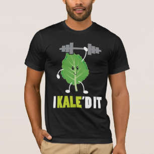 Kaled it - Fitness Vegan Vegetarian Kale Gym T-shirt