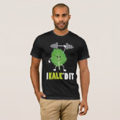Kaled it - Fitness Vegan Vegetarian Kale Gym T-shirt (Voorkant volledig)