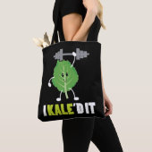 Kaled it - Fitness Vegan Vegetarian Kale Gym Tote Bag (Dichtbij)