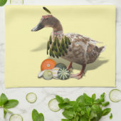 Kaleeuw van de Dag van de Dankzegging Theedoek (Gevouwen)
