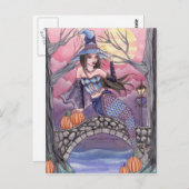 Kalei - Halloween Mermaid Briefkaart (Voorkant / Achterkant)