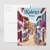Kaleiçi Steeg Turkije Briefkaart (Voorkant / Achterkant)