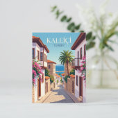 Kaleiçi Turkije Briefkaart (Staand voorkant)