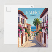 Kaleiçi Turkije Briefkaart (Voorkant / Achterkant)