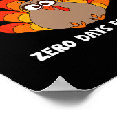 Kaleidakraai op Thanksgiving hardlopen Ik heb nul Poster (Hoek)