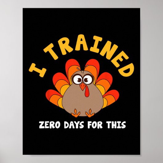 Kaleidakraai op Thanksgiving hardlopen Ik heb nul Poster (Voorkant)