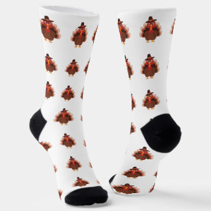 Kaleidakster Thanksgiving Eenvoudige Minimalistisc Sokken