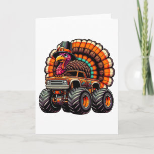Kaleidaksterdag Kalkoenrijdende Monstertruck Jonge Kaart