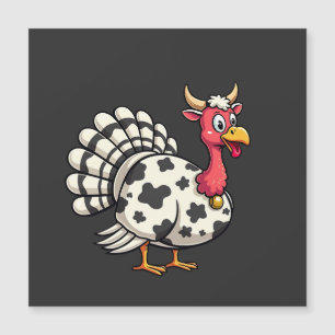 Kaleidaktdag Kalkoen Moo Koe Hoofd Grappig Herfst 