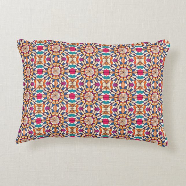 Kaleidescope of Books Accent Kussen (Achterkant)