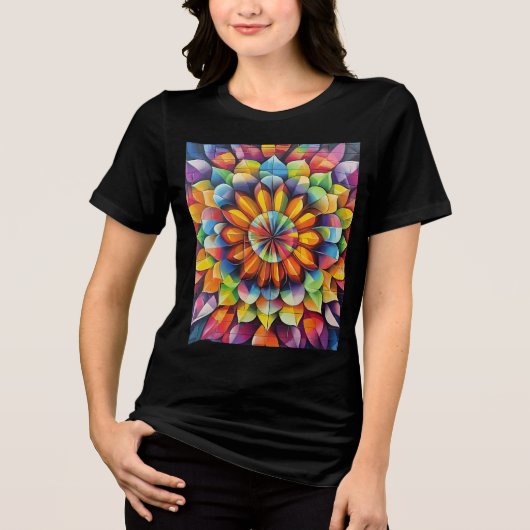 Kaleidescope Tri-Blend Shirt (Voorkant)