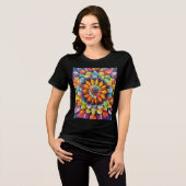 Kaleidescope Tri-Blend Shirt (Voorkant volledig)