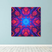 Kaleido Dreams | Levendige Abstracte Canvas Wall A (Insitu (Houten vloer))