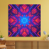 Kaleido Dreams | Levendige Abstracte Canvas Wall A Afdruk (Insitu (Woonkamer))