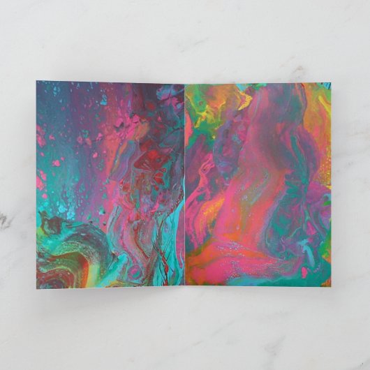 Kaleido-Dye (Elke) Cadeaubon Kaart (Binnen)