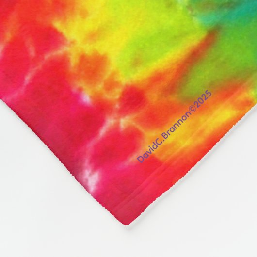 Kaleido-dye Fleece Deken (Hoek)