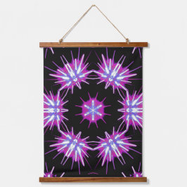 Kaleido Starburst – Purple Pattern Tapestry Hangend Wandkleed