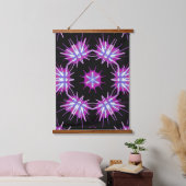 Kaleido Starburst – Purple Pattern Tapestry Hangend Wandkleed (Slaapkamer)