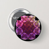 KALEIDOCAT: Luccaface (BLK) Badge Ronde Button 5,7 Cm (Voorkant /achterkant)