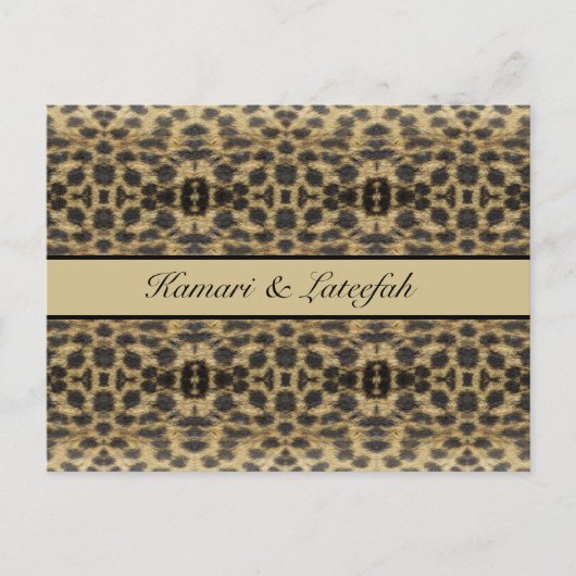 KaleidoCheetah, op maat Briefkaart (Voorkant)