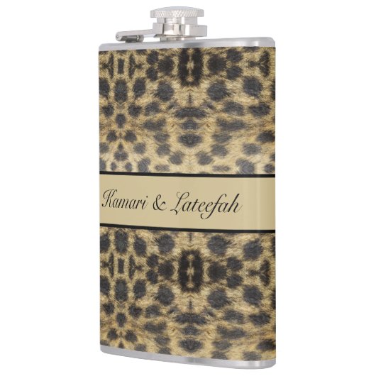 KaleidoCheetah, op maat gemaakt Heupfles (Links)