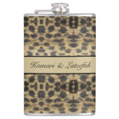 KaleidoCheetah, op maat gemaakt Heupfles (Voorkant)