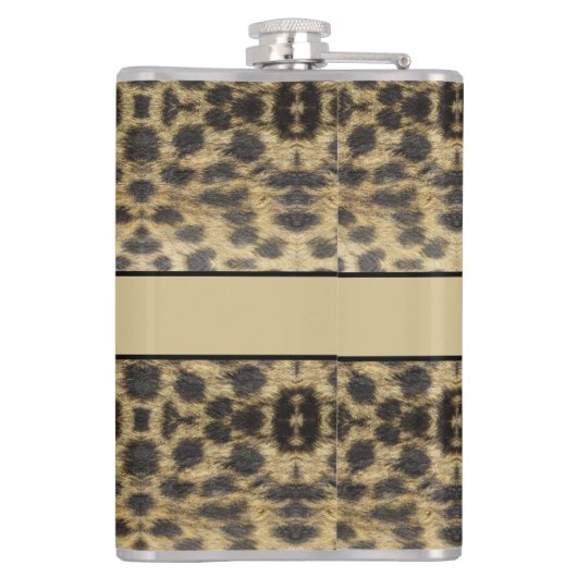 KaleidoCheetah, op maat gemaakt Heupfles (Achterkant)