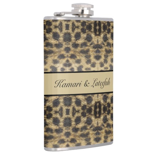 KaleidoCheetah, op maat Heupfles (Rechts)