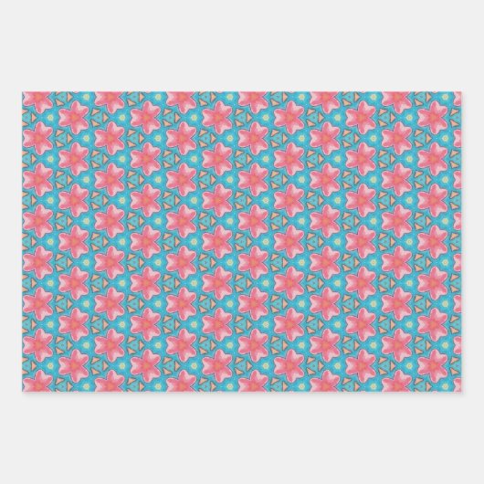 KaleidoDreams Een betoverende plons van kleur Set  Inpakpapier Vel (Voorkant 2)