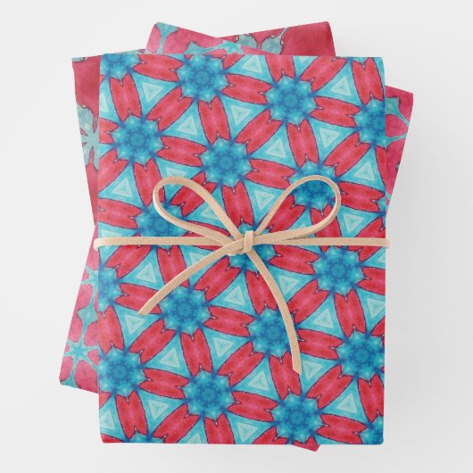 KaleidoDreams Een betoverende plons van kleur Set Inpakpapier Vel (In situ)