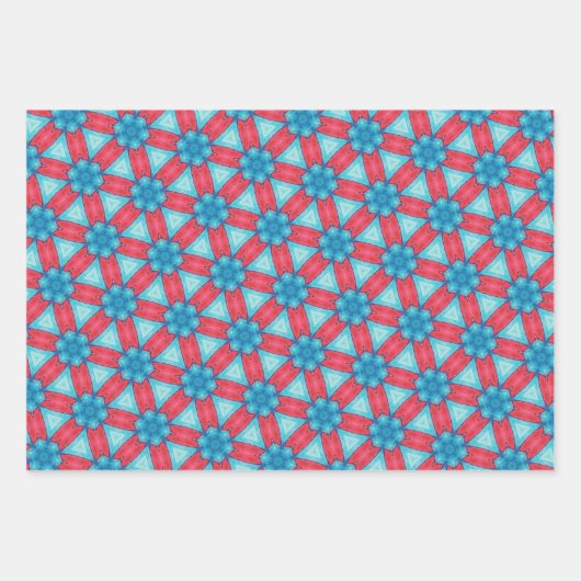 KaleidoDreams Een betoverende plons van kleur Set  Inpakpapier Vel (Voorkant)