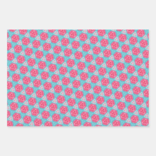 KaleidoDreams Een betoverende plons van kleur Set  Inpakpapier Vel (Voorkant)