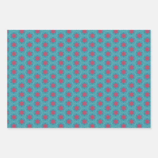 KaleidoDreams Een betoverende plons van kleur Set  Inpakpapier Vel (Voorkant 2)