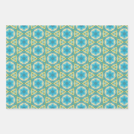 KaleidoDreams Een betoverende plons van kleur Set  Inpakpapier Vel (Voorkant 3)