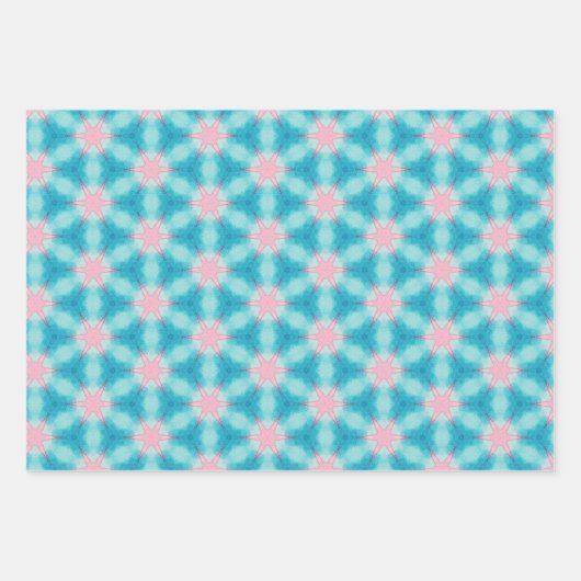 KaleidoDreams Een betoverende plons van kleur Set  Inpakpapier Vel (Voorkant)