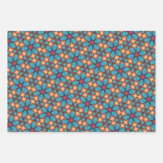 KaleidoDreams Een betoverende plons van kleur Set Inpakpapier Vel (Voorkant 2)