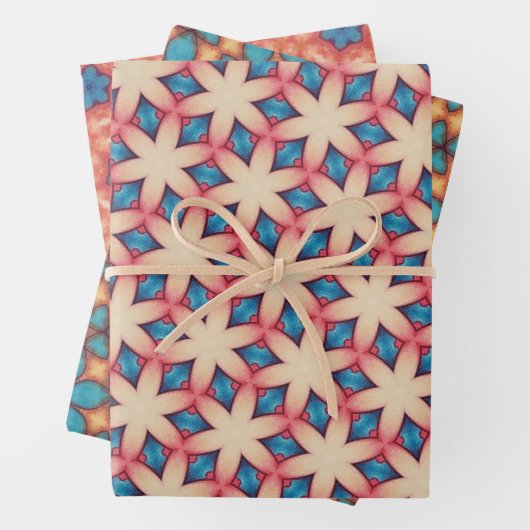 KaleidoDreams Een betoverende plons van kleur Set Inpakpapier Vel (In situ)