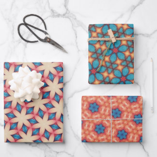 KaleidoDreams Een betoverende plons van kleur Set  Inpakpapier Vel