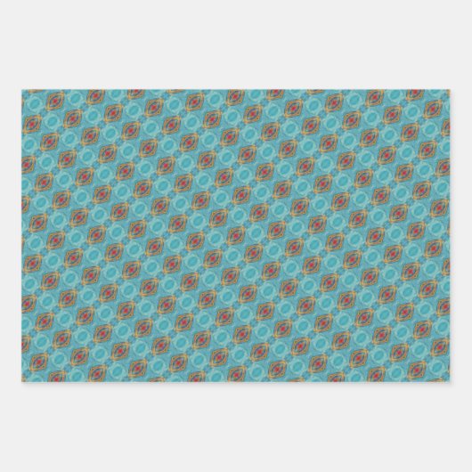 KaleidoDreams Een betoverende plons van kleur Set Inpakpapier Vel (Voorkant 3)