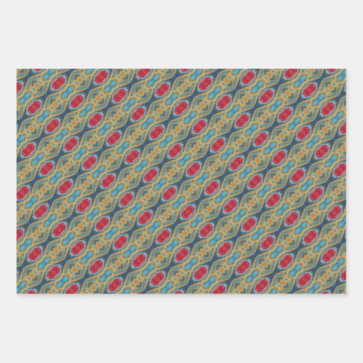 KaleidoDreams Een betoverende plons van kleur Set Inpakpapier Vel (Voorkant 2)