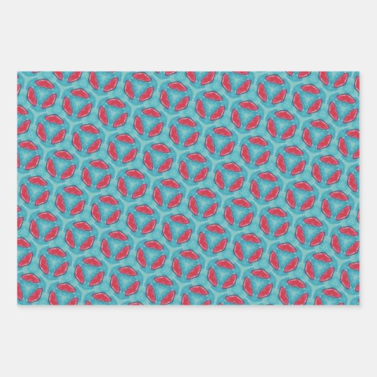 KaleidoDreams Een betoverende plons van kleur Set  Inpakpapier Vel (Voorkant 2)